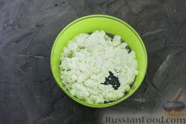 Ленивые творожные вареники с рисовой мукой и сырной начинкой