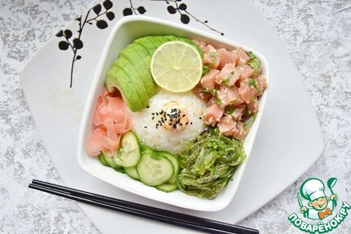 Ахи-поке или суши в миске